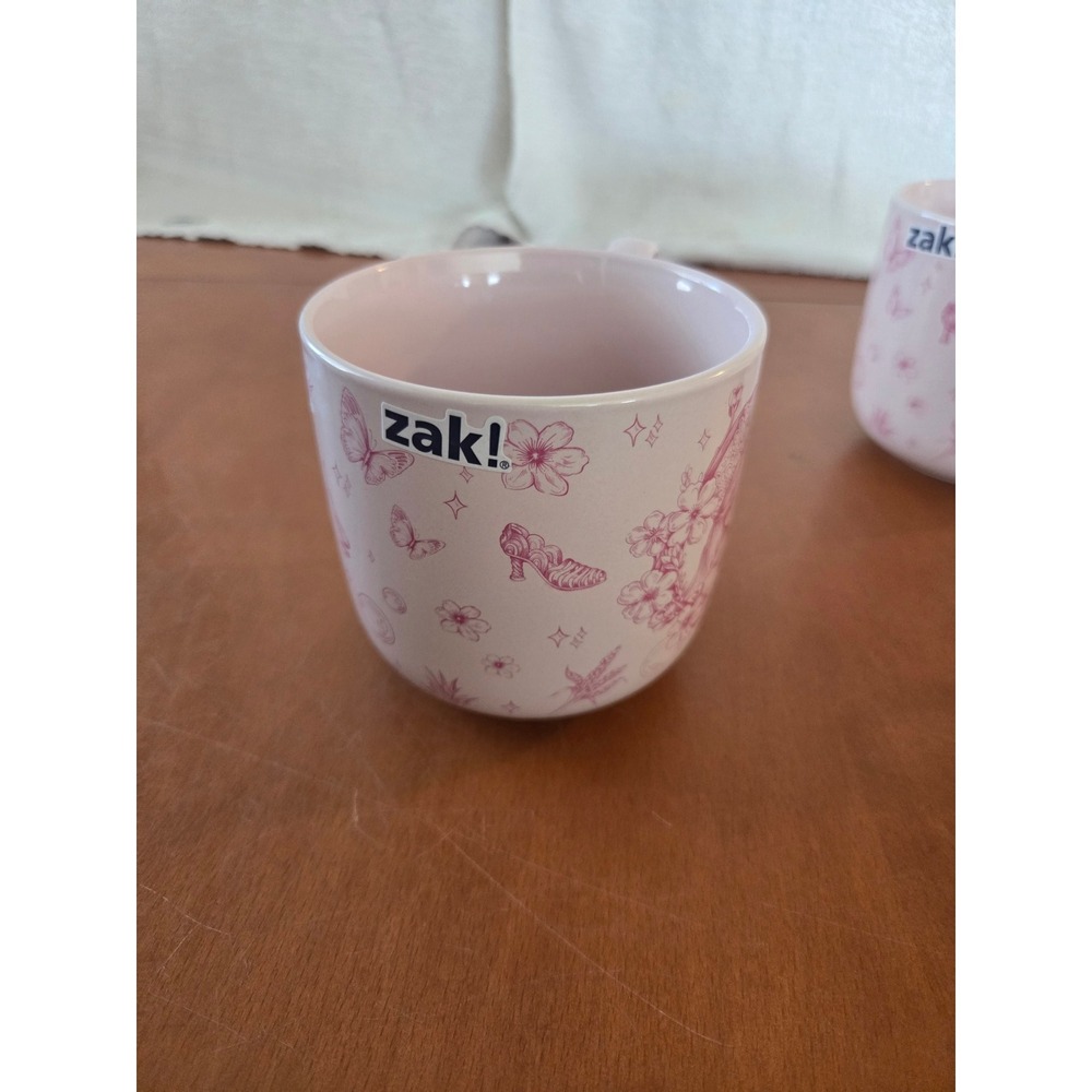 Zak Designs Wicked Glinda Pink Toile Ceramic Coffee Mug 15oz Universal City